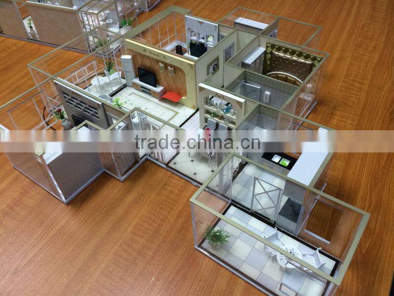 3D Maquette Internal layout scale model for sale