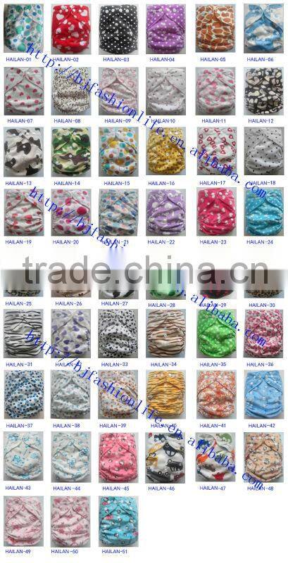 Eco-friendly naughty baby cloth diaper cartoon print cute cloth nappy