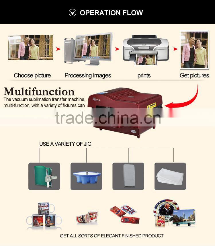 Penny press 3D sublimation vacuum press machine for sale ST-3042