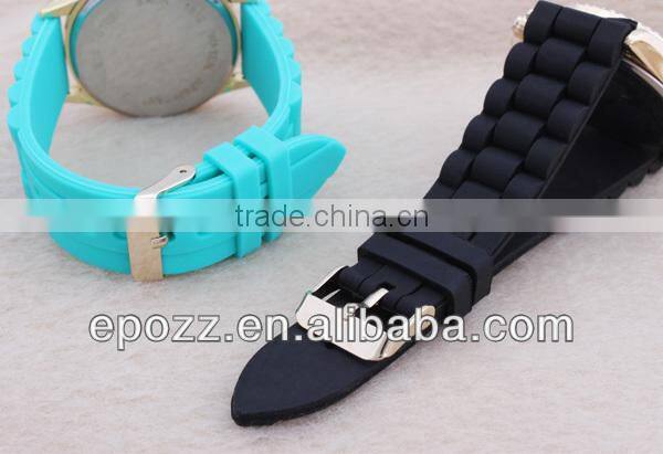 Wholesale colorful silicon ladies watches good gift silicone watch for ladies
