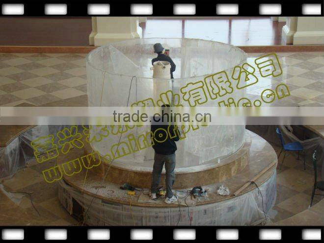 acrylic cylinder container