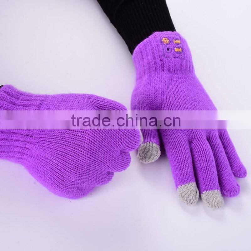 Unisex Bluetooth Gloves CE certificate winter use smart touch screen gloves
