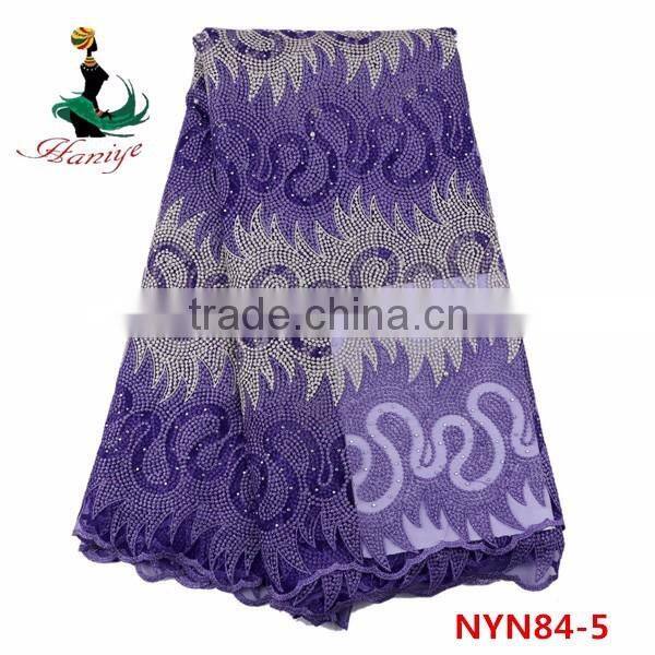 2016 Haniye Tulle lace fabric, African net lace, wholesale African lace fabrics/NYN84
