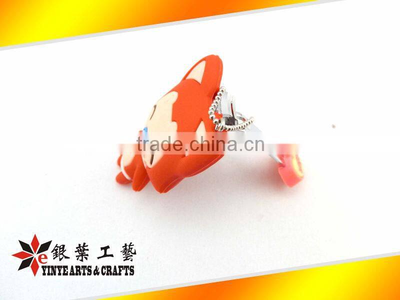 cute animal shape soft pvc nail clippers/nail cutting