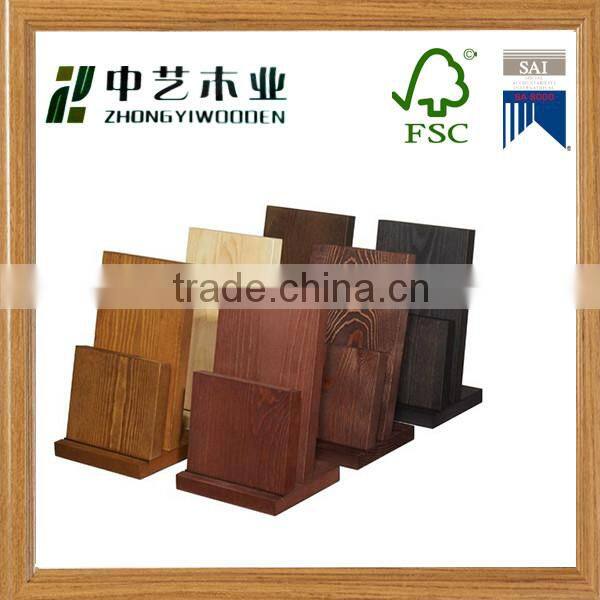 High quality restaurant tabletop accessories customized wooden menu holder stand