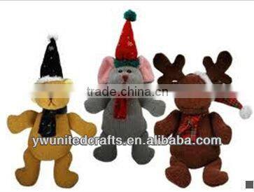 Fashion design High Quality lovely Christmas mouse plush toy