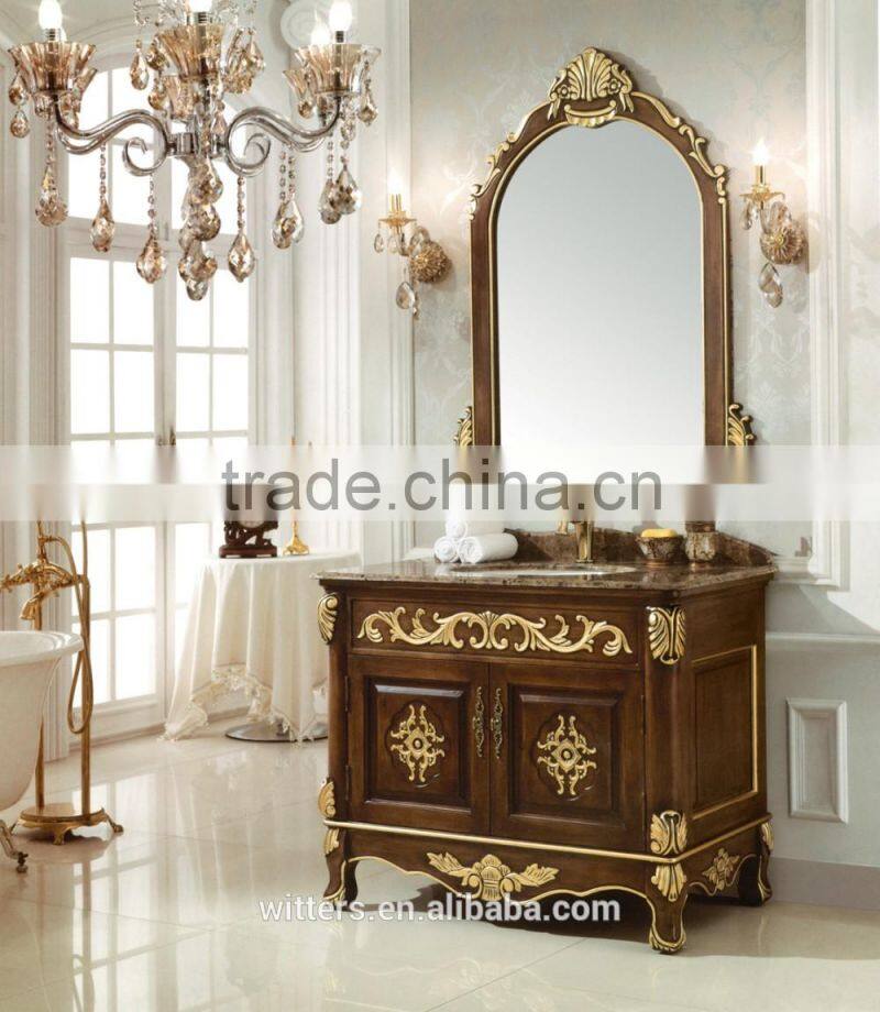 Hotel furniture bath vanity kit remodel WTS206