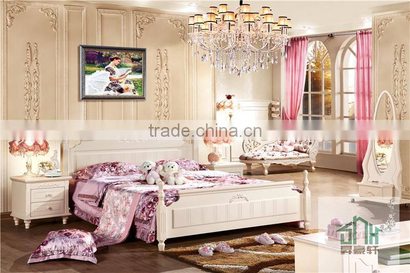 Wooden double box bed HA-827# 1.8m Box Type Bed Wooden Box Bed Design