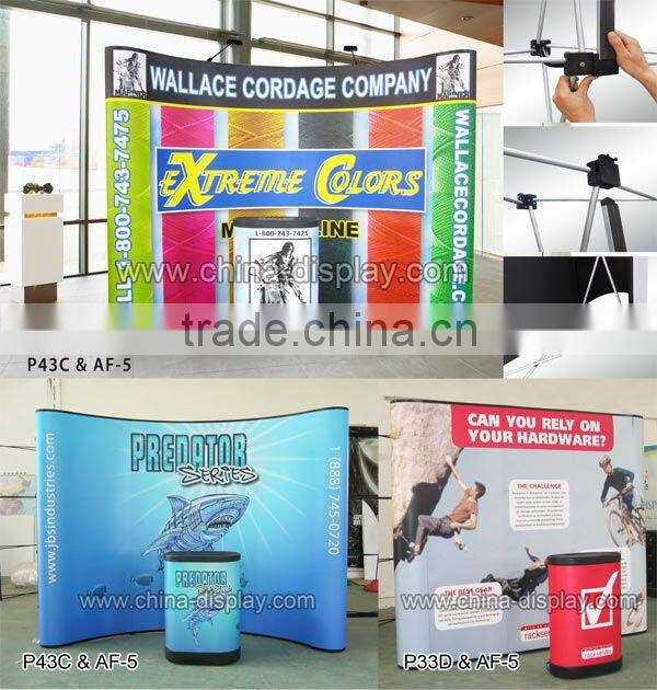 10feet exhibition booth display stand with podium case