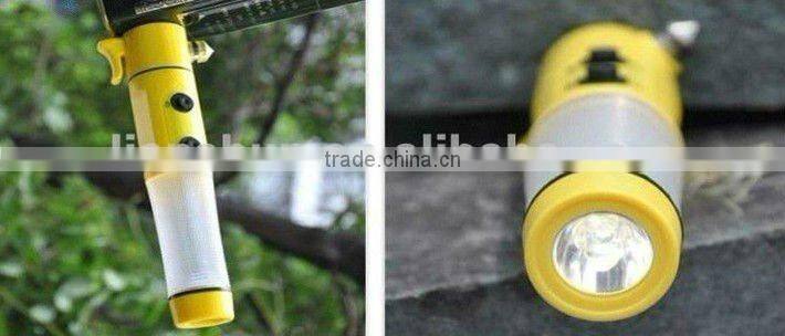 Solar led flashlights, emergency flashlight rechargeable with strong magnetic