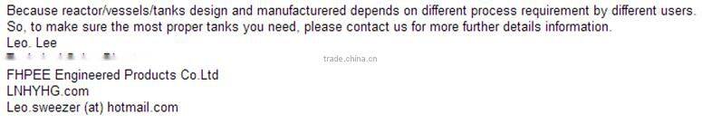 Stainless steel jacketed Reactor complete with Condenser unit