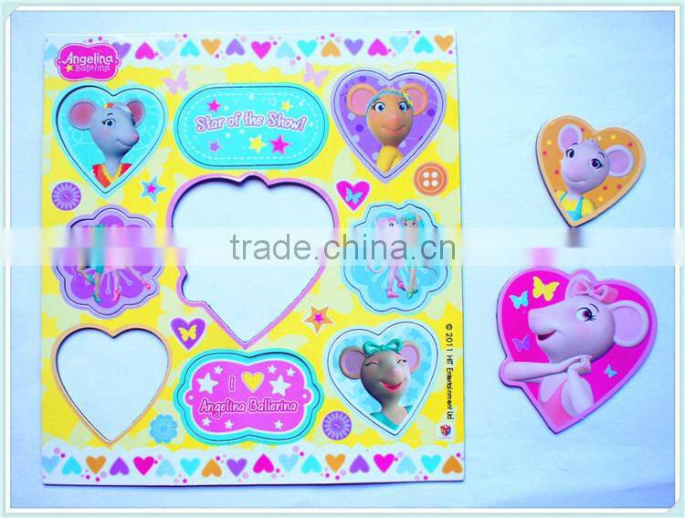 hot sell heart shape promotion gifts-magnetic puzzle jigsaw