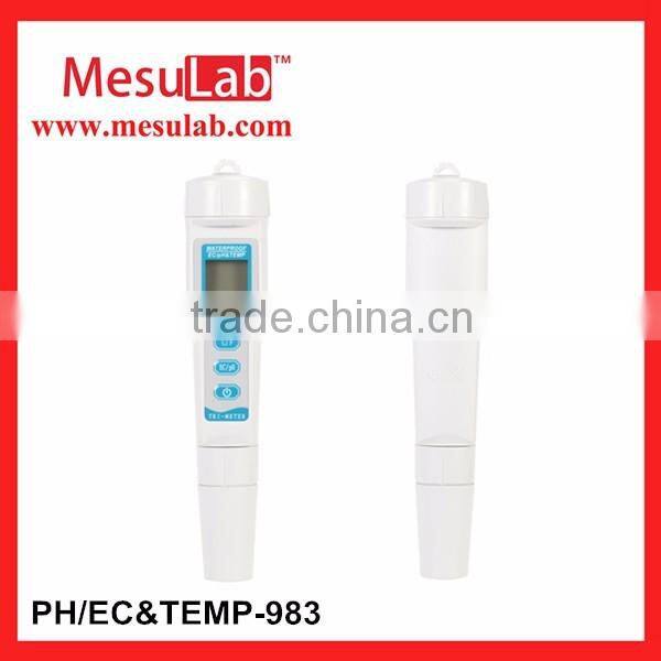 pen-type digital water ph ec temperature meter