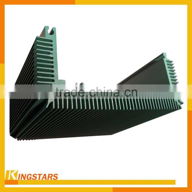 Aluminum extrusion LED street light heatsink