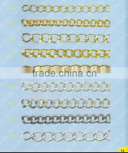 Qifeng Low price Detachable metal bag chain in silver gold