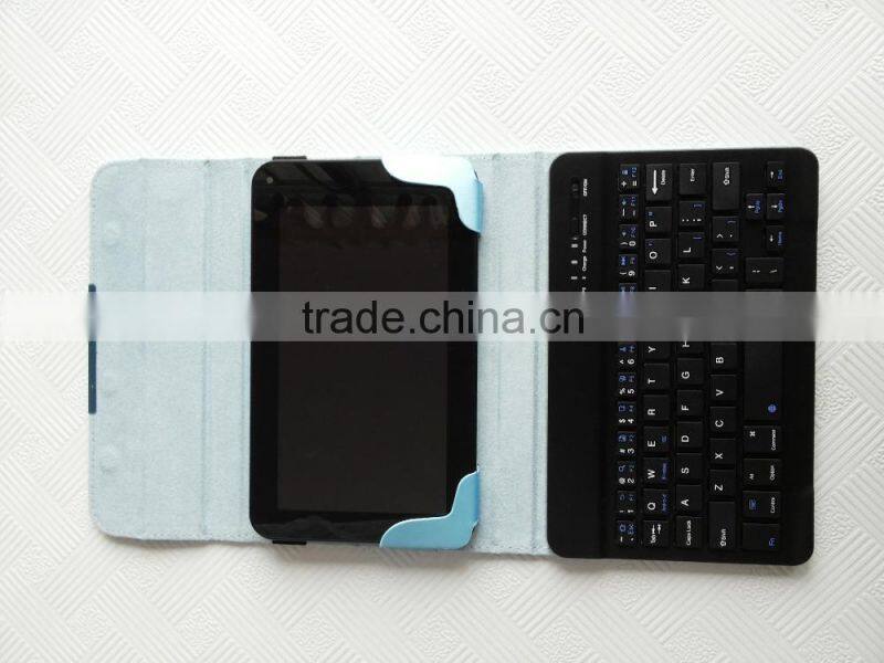 new fashion bluetooth keyboard case for ipad 7 inch