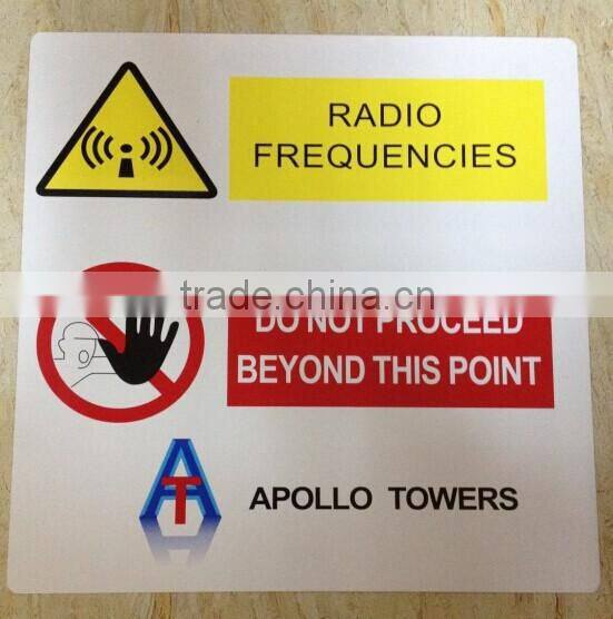 high voltage warning sign board