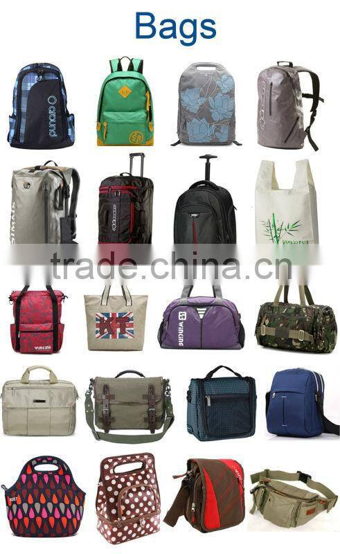 Promotional folding polyester shopping bag