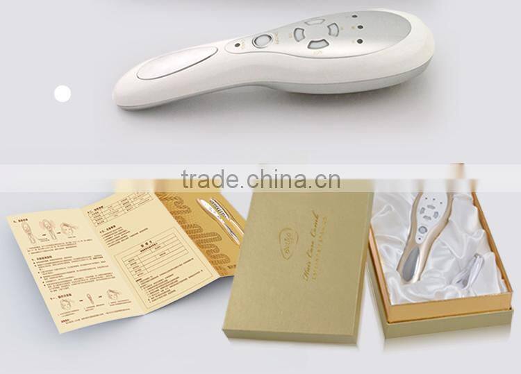Hair growth electric scalp stimulator comb