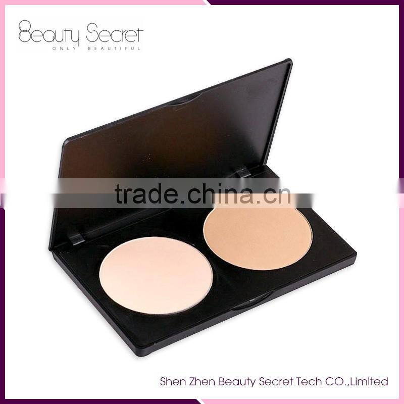 High quality 2 color Powder cake palette