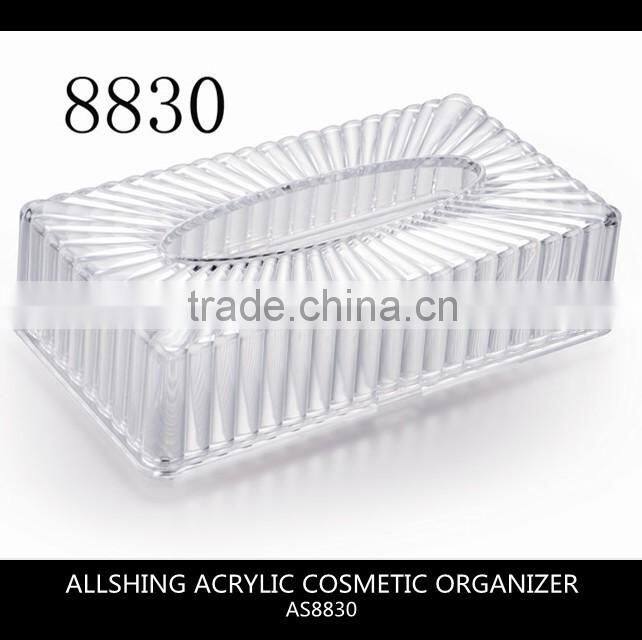 Wholesale Facotry Price 2-Tier Acrylic Cosmetic and Makeup Storage Case Organizer for acrylic drawer storage organizer