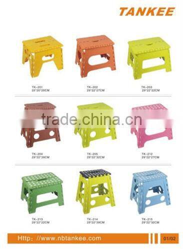Hot Selling Portable Plastic Stacking Stools For Kid