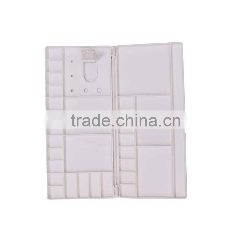 High quality plastic paint box /artist palette box with white color