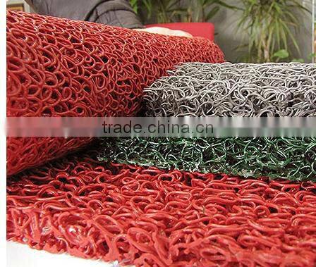 2015New Economic clear vinyl mat, PVC loop mat,vinyl loop mats