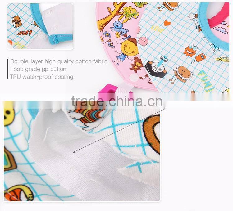 2017 New year gift for baby personalized cartoon baby bib