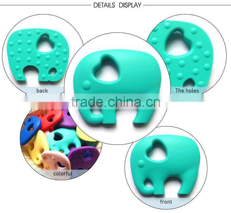 Fashion silicone teether baby gift new year and christmas present