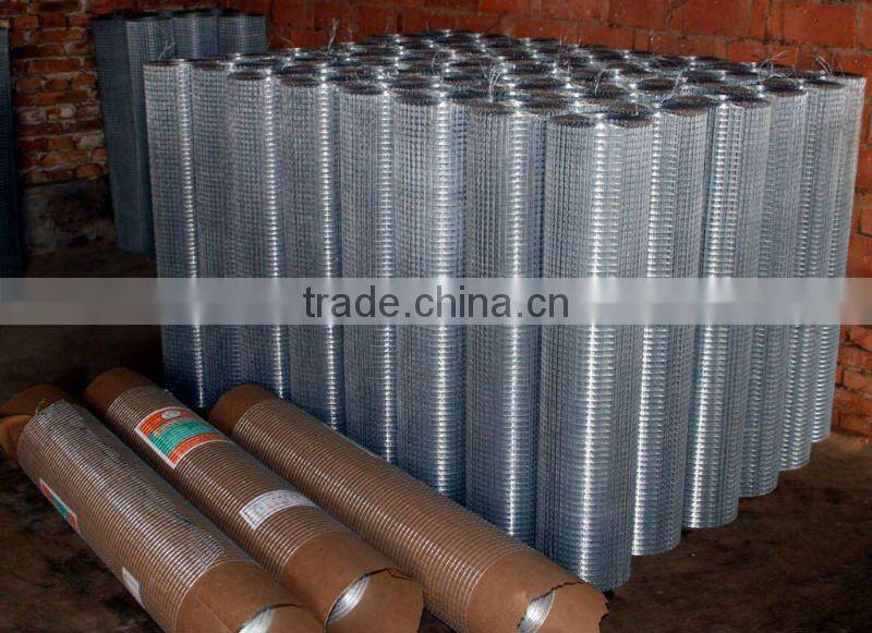 Galvanized welded wire mesh
