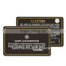 free samples supply PVC magnetic card for corporate