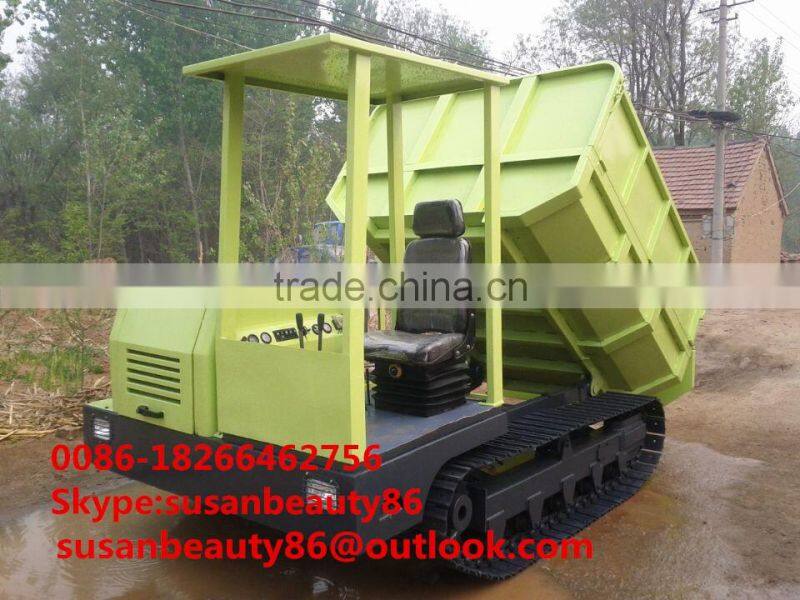electric mini dumper crawler dumper 600kg