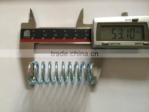 blue zinc plating compression spring