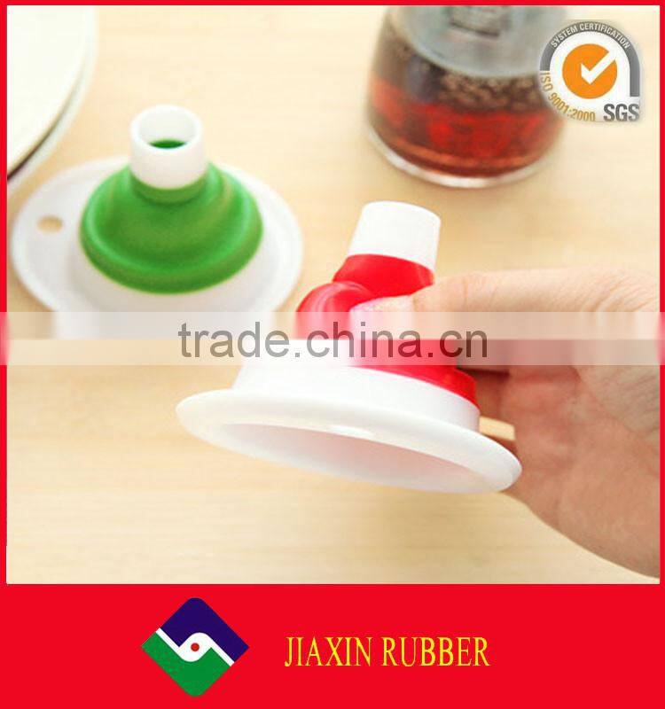 New arrival durable silicone collapsible funnel foldable funnel for liquid transfer