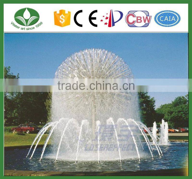 Crystal ball fountain