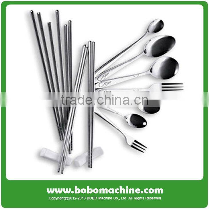 Hydraulic automatic polishing machine for stainless steel fork