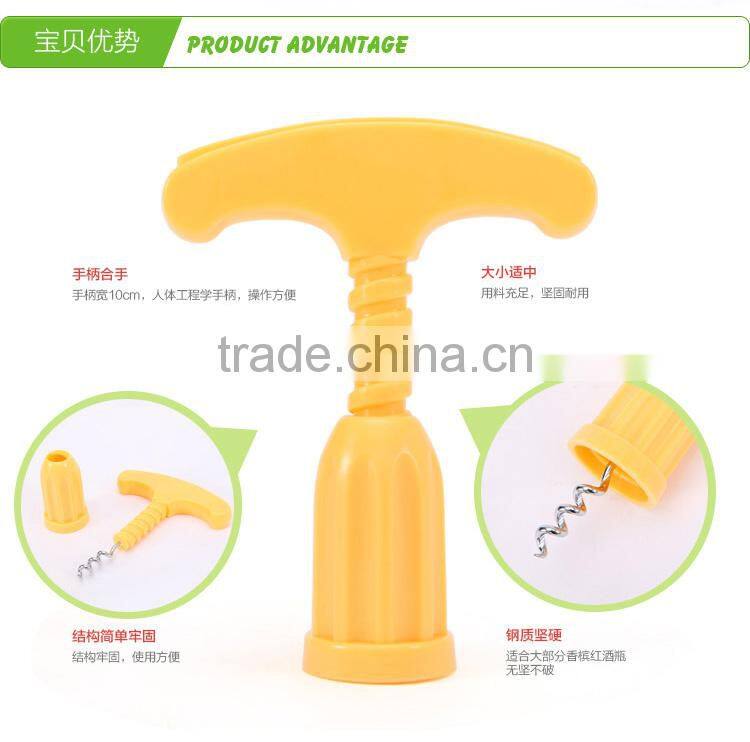 Wide handle simple red bottle opener--pink(822)