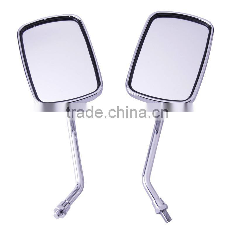 Rectangle Side Rear View Mirrors For YAMAHA XV1100 XVS1300 400 DS400 XV1900 1700