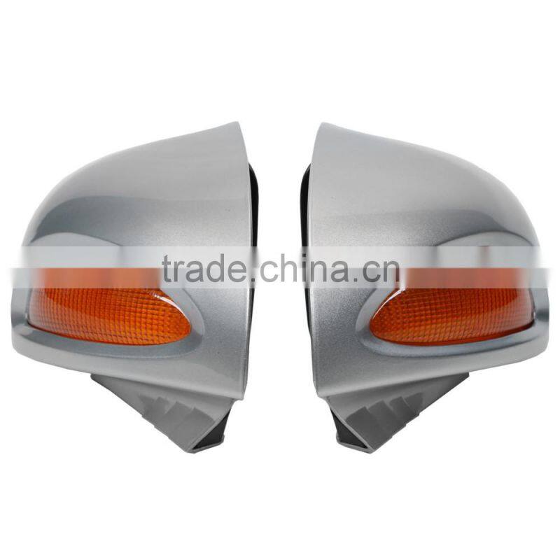 Silver Rear View Mirrors Turn Signal Light For BMW R1100 RT R1100 RTP R1150 RT