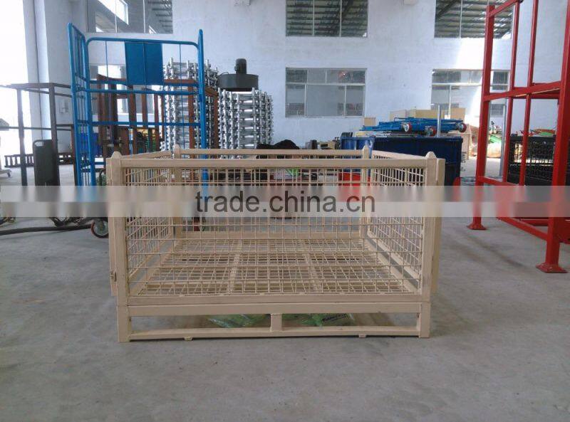 rolling securing container/powder coated steel container