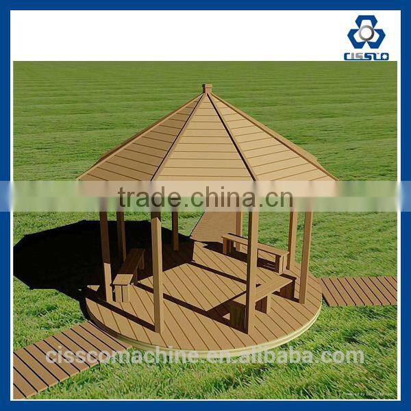 Wood plastic composite line wpc decking boards production machine