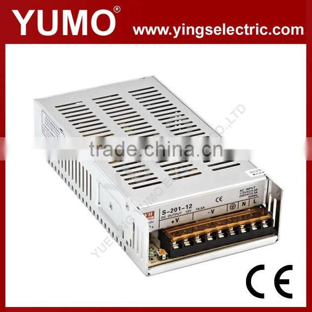 YUMO S-201201W 5/12/48V Single output High efficiency power supply Switching Power Supply