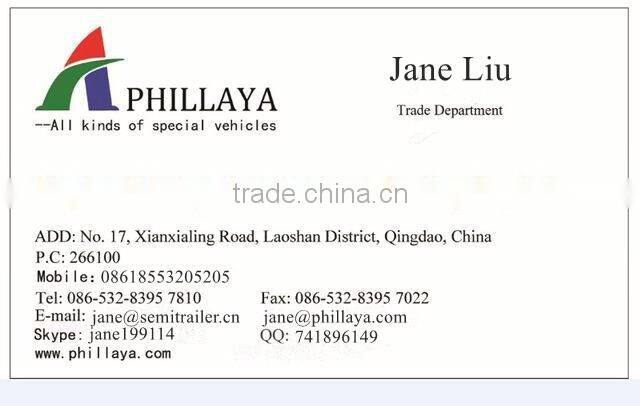 4 Axles Road Mobile Tanker 60000L Fuel Gasoline Oil Tank Semi Trailer