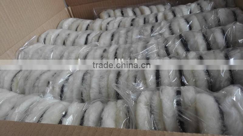 lambskin wool bonnet ,sheepshin wool polishing pad