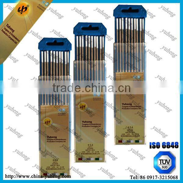WZ8 Sharpen Tungsten Electrode Zirconiated Tungsten Electrodes 1.6mm Welding Electrode