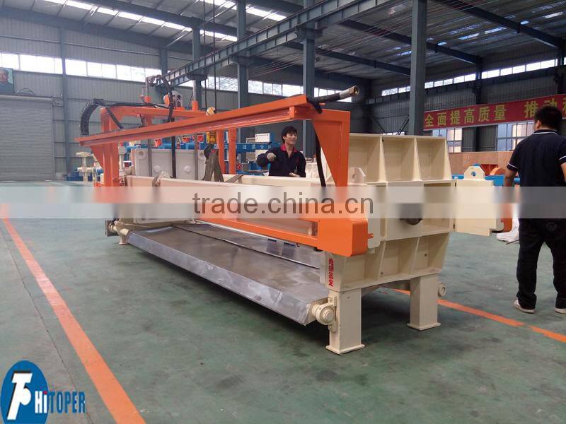 fully automatic filter press with automatic filter cloth washing in ultra filtration system