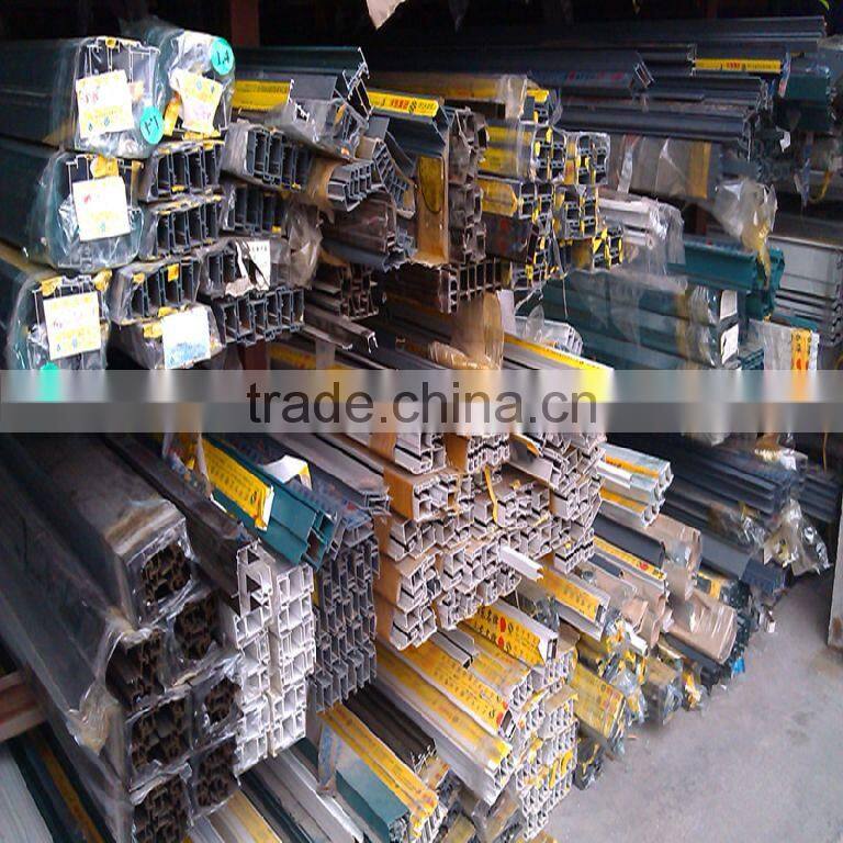 high quality anodized white aluminum door making materials made in china