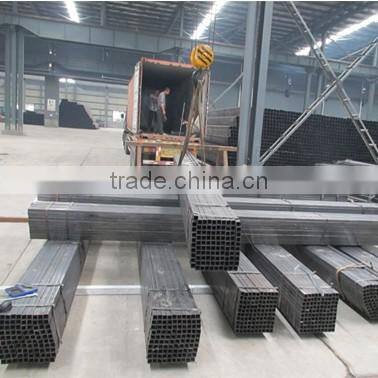 2017 Acero al carbono ERW Tubo cuadrado MS Negro,Tubo rectangular,ASTM-A500 Gr. B