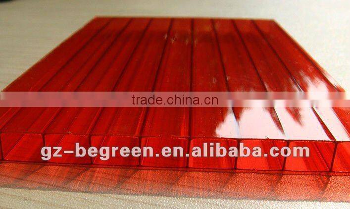 China Recycle PC Polycarbonate hollow sheet